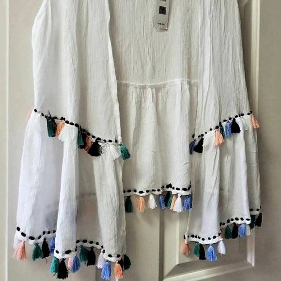 4 Piece Beach Wrap Coverup * Scarf * Wine Bag * Towel Clips - Picture 1 of 12